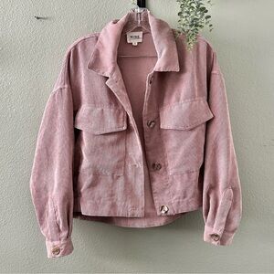 ✨Corduroy Jacket | Light Pink Mauve | Pale | Pastel | Oversized IMO